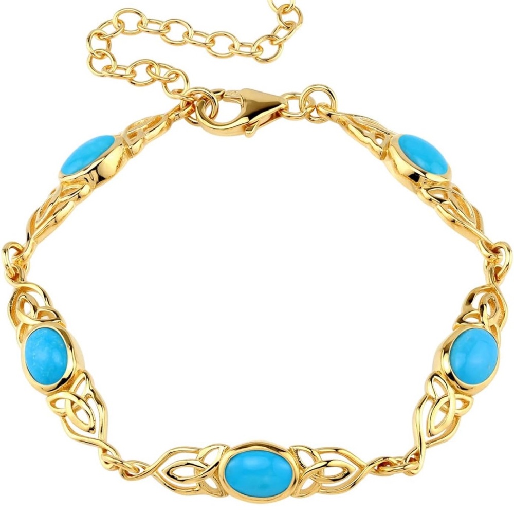 Sterling silver Arizona turquoise bracelet